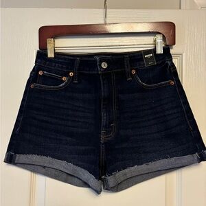 NWT, Abercrombie and Fitch Denim High Rise Shorts, 28